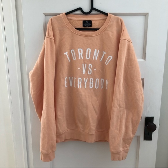 Peach Crew Neck Sweater - Picture 2 of 8